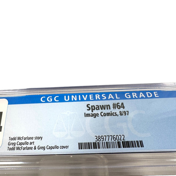 Vintage Spawn #64 Comic Book CGC Graded 9.4 NM Todd McFarlane Greg Capullo - Picture 4 of 4
